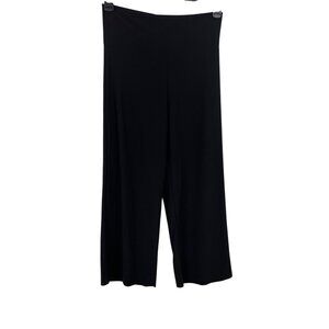 Cover Charge Womens Size Small Wide-Leg Black Palazzo Pants Elastic Waistband